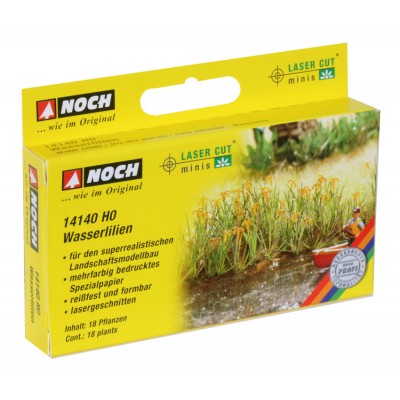 [ NO14140 ] Noch Waterlelies 18 planten lasergesneden