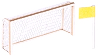 [ NO14399 ] Noch Fußballtore und Eckfahnen