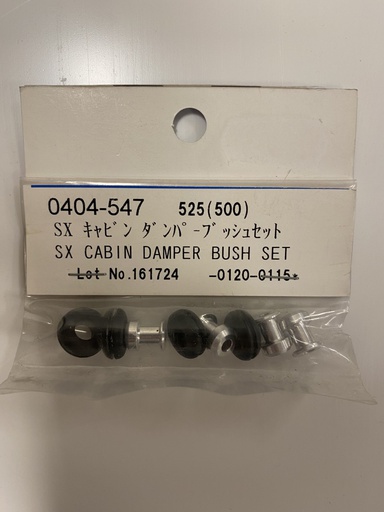 [ H404-547 ] Hirobo SX Cabin Damper Bush Set