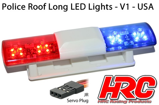 [ HRC8731U ] 1/10 POLICE ROOF LONG LIGHTS