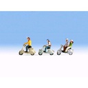 [ NO15910 ] Noch scooterrijders  1/87 HO