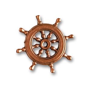 [ AL8215 ]  Artesania latina stuurwiel 30mm metaal 2st