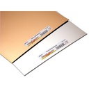 [ RA607-01 ] Raboesch mirror-gold styrene 1.0mmx194x320mm 