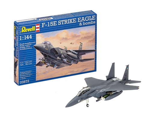 [ RE03972 ] Revell F-15E STRIKE EAGLE & bombs