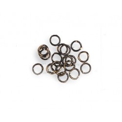 [ AL8616 ]Artesania latina zwarte ringetjes 2 mm  100st