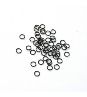 [ AL8618 ] Artesania latina zwarte ringetjes 3 mm 50st