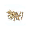 [ AL8649 ] Artesania latina kanonpoort scharnieren 3x15mm 20st