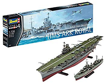[ RE05149 ] Revell HMS ark royal & tribal class destroyer
