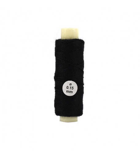 [ AL8811 ] artesania latina zwarte koord 0.15 mm 40 meter