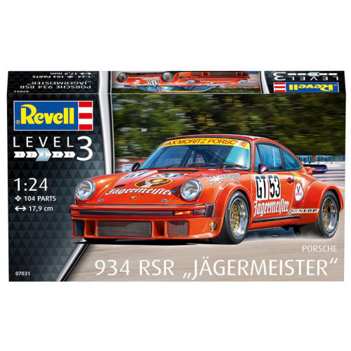 [ RE07031 ] Revell Porsche 934 RSR "jagermeister"