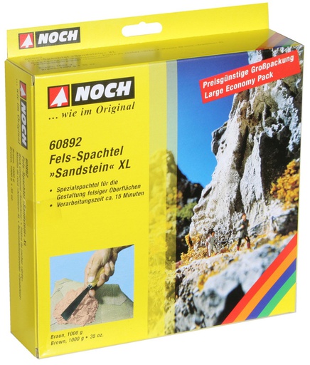 [ NO60892 ] Noch Rots Modelleerpoeder XL "Zandsteen" 1Kg