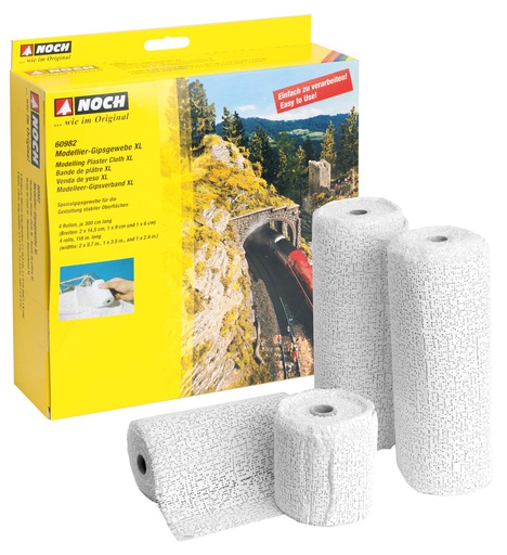[ NO60982 ] Noch Modelleer-Gipsrollen XL - 4st