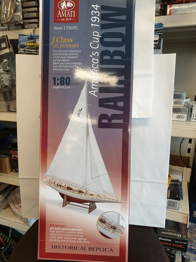 [ AMA1700/51 ] Amati Rainbow 1/80 "America's cup 1934"