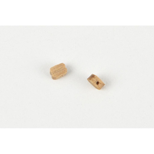 [ AMA4070/03 ] Amati walnut single block with 1-hole  3mm   100 pcs
