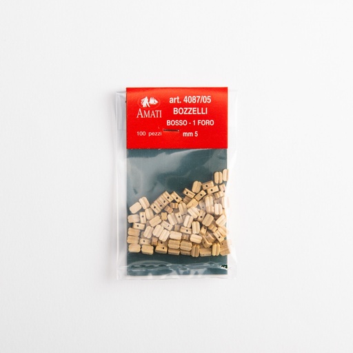 [ AMA4087/05 ] Amati Poulies buis simple mm.5  100pcs