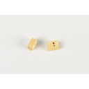 [ AMA4088/05 ] Amati houten blokjes 5 mm 2 gaatjes ramin