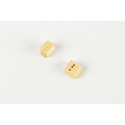 [ AMA4089/05 ] Amati blokjes 5 mm 3 gaatjes ramin