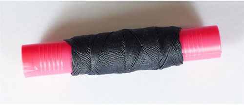 [ AMA4126/13 ] Amati zwarte touw / koord 1.3 mm 20m