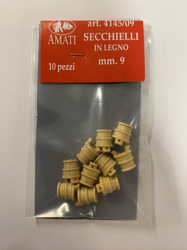 [ AMA4145/09 ] Amati houten emmer 9 mm