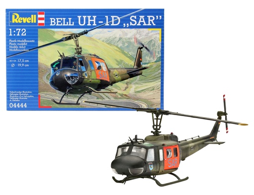 [ RE04444 ] Revell Bell UH-1D &quot;SAR&quot; 1/72