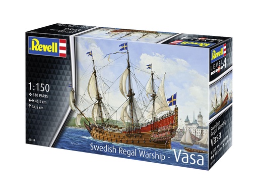 [ RE05414 ] Revell Swedish Regal Warship - VASA 1/150
