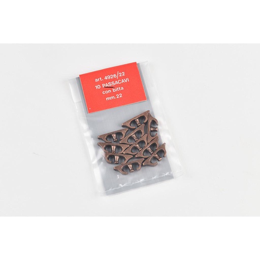 [ AMA4926/22 ] Amati metalen klamp met pin 22 mm  10st