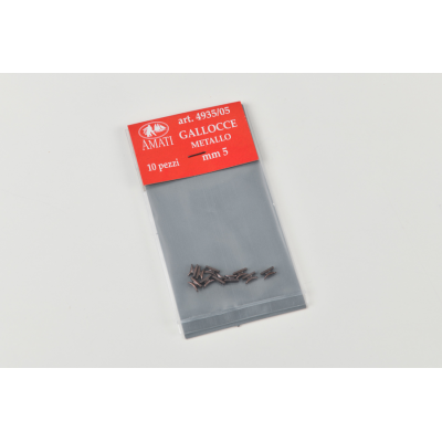 [ AMA4935/05 ] Amati METAL KLAMP 5 MM (10 stuks)
