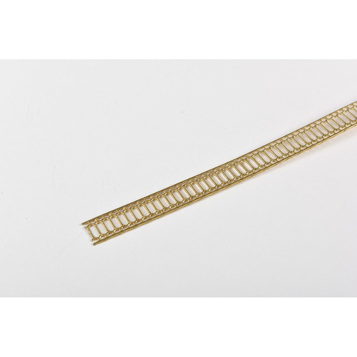 [ AMA5500/06 ] Amati messing versiering F  12mmx25cm