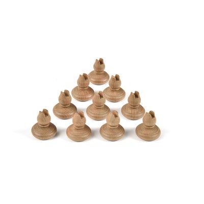 [ AMA5685/02 ] Amati steun hout 28mm 2 stuks 