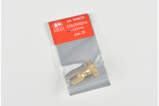 [ AMA5690/29 ] Amati bootsteun messing 29 mm