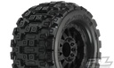 [ PR10127-13 ] Badlands MX38 3.8" all terrain tires mounted on F-11 black 17mm wheels - front or rear