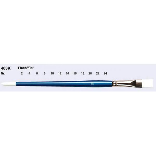 [ PENSEELBLBR10 ] Leonhardy 403K syntetisch haar penseel 10, rond handvat (1st)