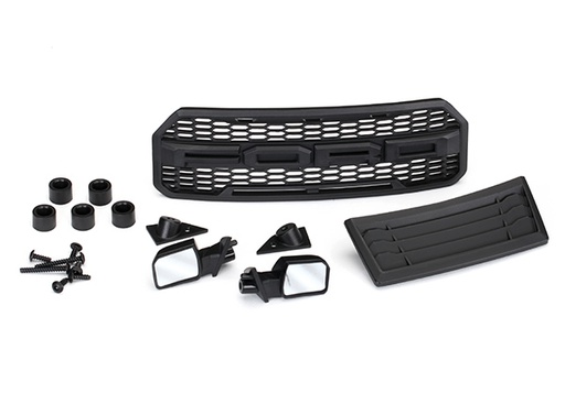 [ TRX-5828 ] Traxxas body accessories kit, 2017 raptor (grill, hood)-TRX5828 