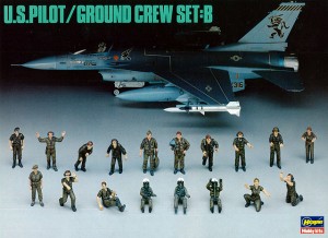 [ HAS36005 ] Hasegawa U.S. PILOT/GROUND CREW SET B  1/48