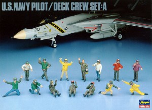 [ HAS36006 ] Hasegawa U.S.Navy pilot / Deck crew set A  1/48