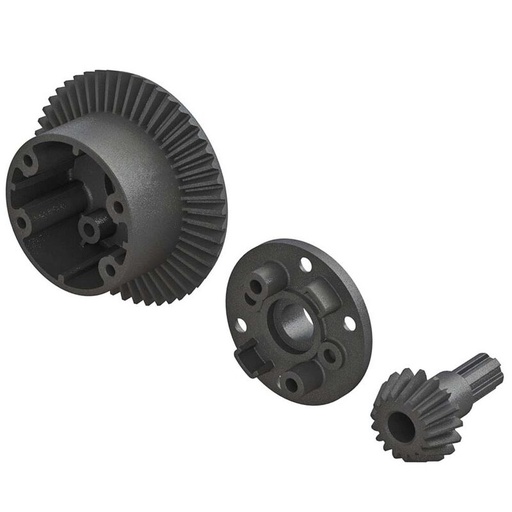 [ AR310802 ]Arrma -  DIFF CASE, 49T MAIN GEAR AND 17T INPUT GEAR (1 set) 4x4 - ARAC4025