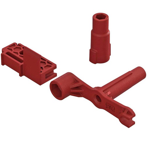 [ AR320411 ]Arrma -  CHASSIS SPINE BLOCK & MULTI TOOL 4x4 - ARAC3722