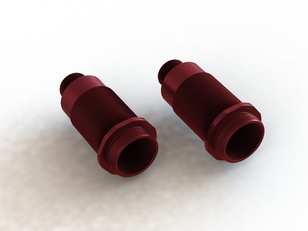 [ AR330476 ]Arrma -  ALUMINUM SHOCK BODY 16x49mm (RED) (2pcs)