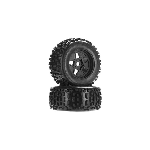 [ AR510092 ]Arrma -  dBoots Backflip MT 6S Tire Wheel Set - ARAC8795