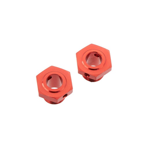 [ AR310447 ]Arrma -  Wheel Hex Aluminum 13.6mm Red - 2 pcs Typhon - ARAC9413