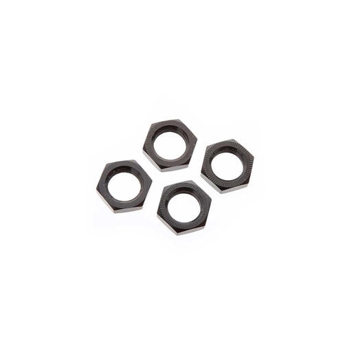 [ AR310449 ]Arrma -  Wheel Nut Aluminum 17mm Black - 4 pcs - ARAC9763