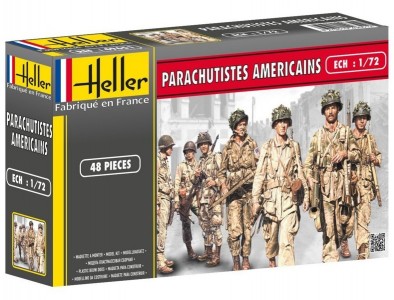 [ HE49651 ] Heller Parachutistes americains 1/72