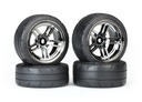[ TRX-8375 ] Traxxas Tyres & wheels assembled glued 1,9 response tires front(2) rear (2) (vxl rated) - TRX8375
