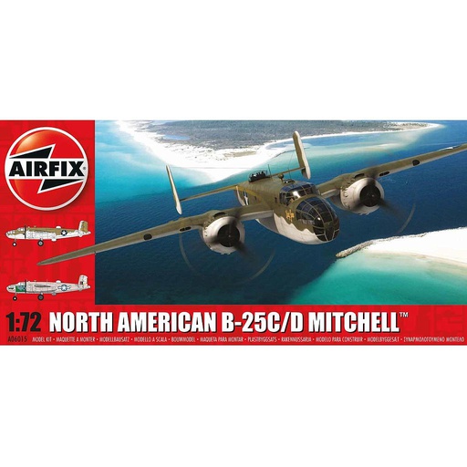 [ AIRA06015 ] Airfix North American B-25C/D Mitchell 1/72