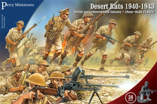 [ PERRYWW1 ] Perry miniatures Desert Rats 1940-1943 British and commonwealth infantry