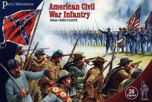 [ PERRYACW1 ] Perry miniatures American civil war infantry