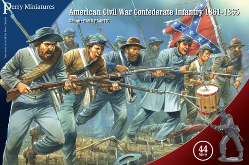[ PERRYACW80 ] Perry miniatures American civil war confederate infantry 1861-1865