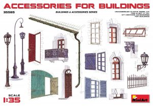 [ MINIART35585 ] Accesssories for buildings  1/35