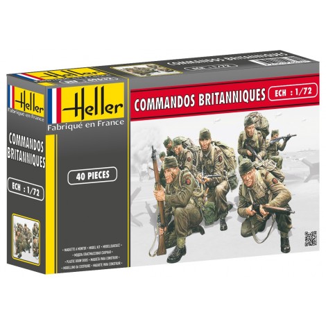 [ HE49632 ] Heller Commandos britanniques 1/72