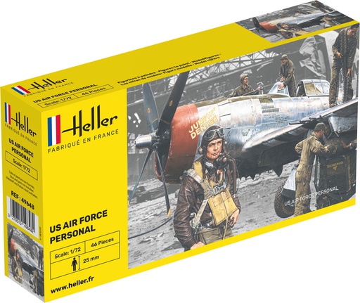 [ HE49648 ] Heller Personnel de L'USAAF 1/72
